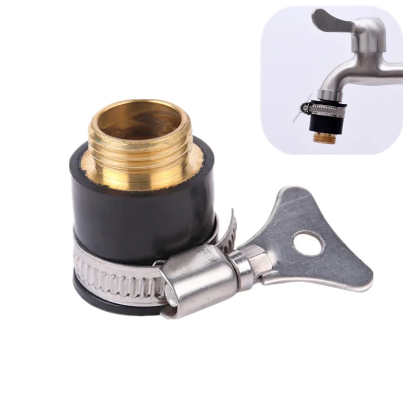 Круглый разъем для подключения к краю водопроводной воды без резьбы 1/2 &quotМужская