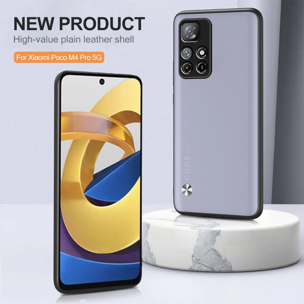 

Чехол для Xiaomi Poco M4 Pro, кожаные чехлы для телефонов Xiomi Mi Pofo Poxo Little M 4 Pro M4Pro, противоударный чехол-бампер