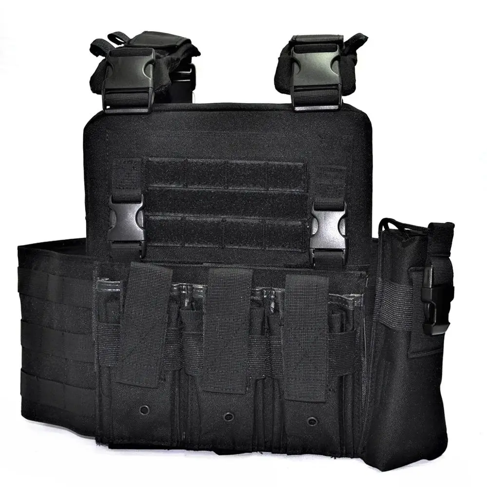 

Tactical Gear Combat Vest Airsoft Outdoor Molle Breathable Vest Game Protective Vest Modular Chest Set Vest