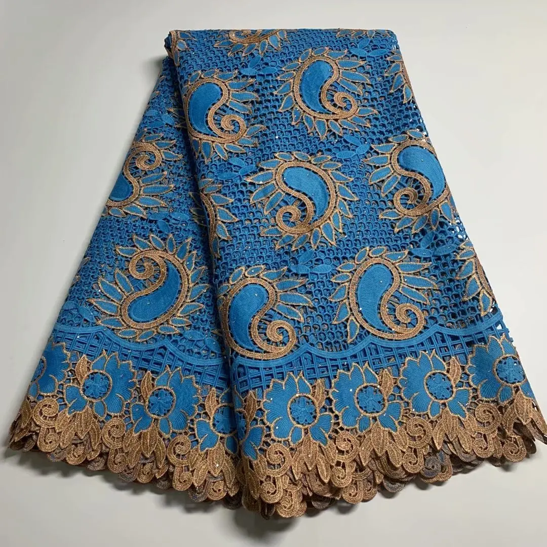 

TG30 High quality Nice embroidery guipure lace fabric,Used for birthday party wedding dress