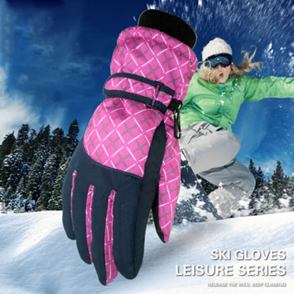 Новые зимние водонепроницаемые мужские перчатки для улицы Женские