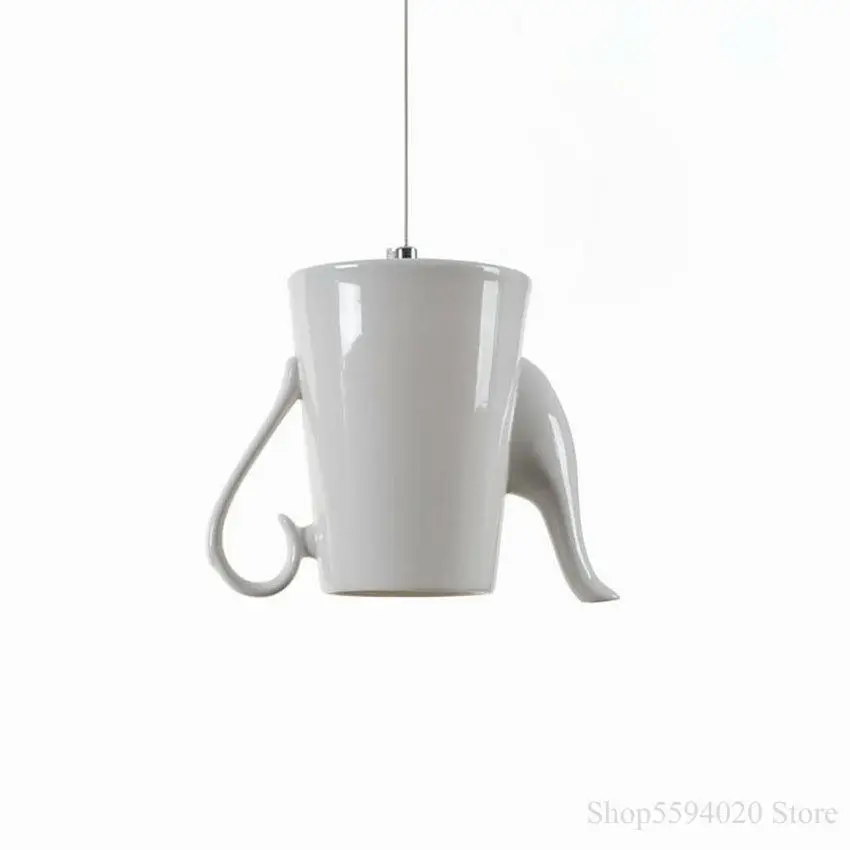 Скандинавские керамические светодиодные подвесные светильники Подвесная лампа