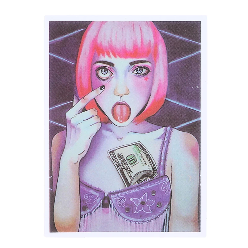 

50 шт./упаковка, водонепроницаемые наклейки-граффити из ПВХ