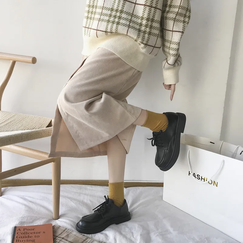 2020 демисезонные однотонные модные удобные повседневные Нескользящие черные