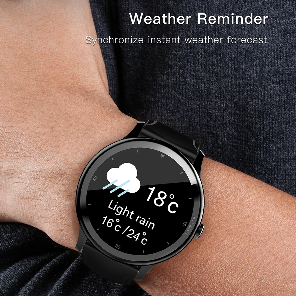 

G28 Smart Watch Men IP68 Waterproof Fitness Tracker Sleep Monitoring Smart Clock Message Reminder Sports Watch for Android iOS