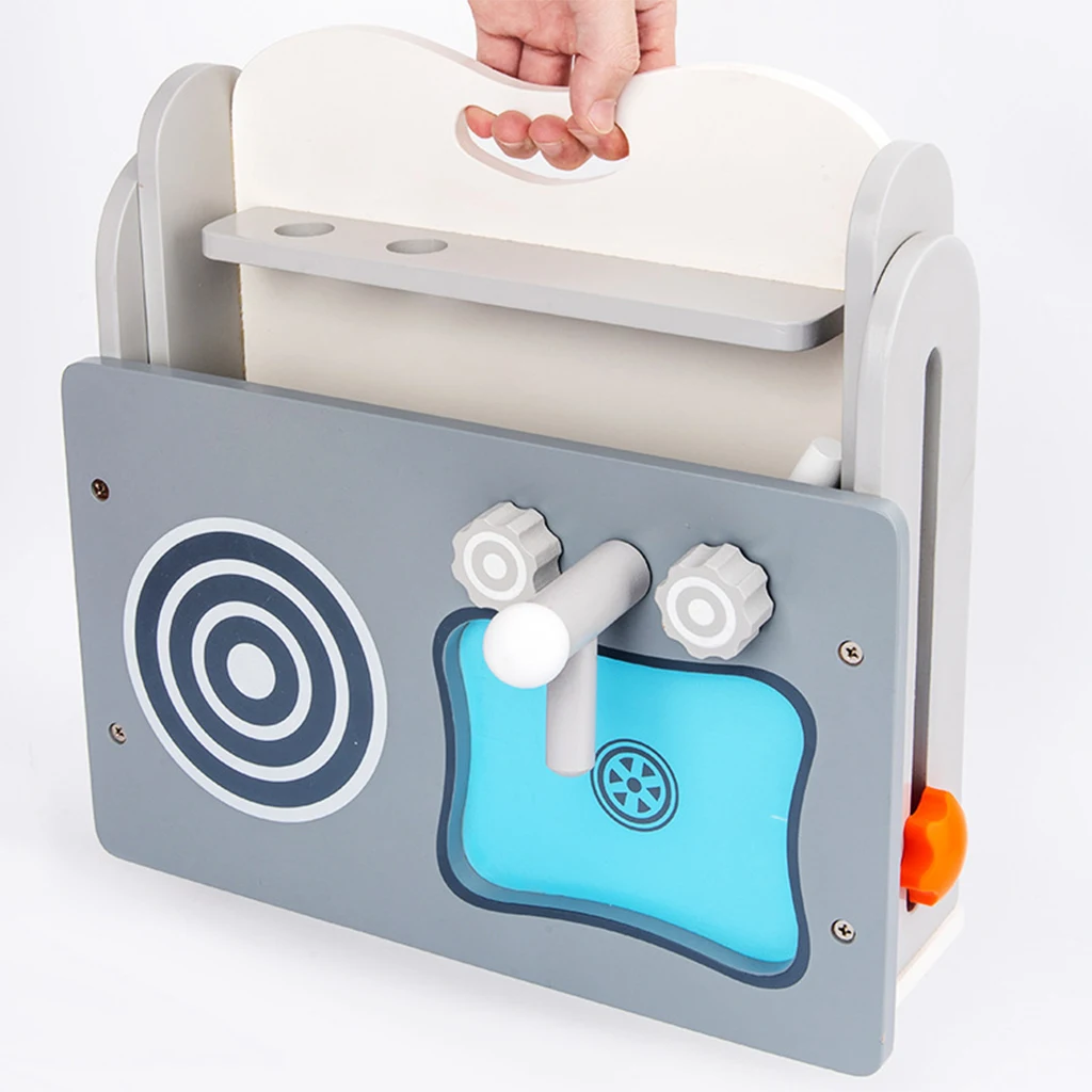 

Kids Kitchen Playset Kids Set Role Play Preschool Cooking Playset Motor Skill for Kids Girls and Boys
