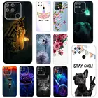 Мягкий силиконовый чехол для Raelme Narzo 50A RMX3430, чехол для телефона, прозрачный чехол из ТПУ для Realme Narzo50a 50 A 6,5 дюйма, задний чехол s, бампер