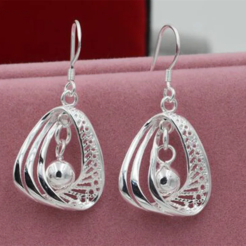 

Женские серьги-подвески из серебра 925 пробы, 8 х37 мм