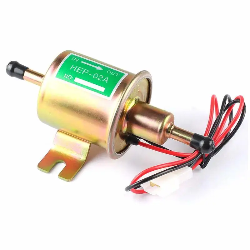 

HEP-02A 12V электрический топливный насос 12V для большинства автомобилей, грузовиков и светильник ких грузовиков с карбюратором