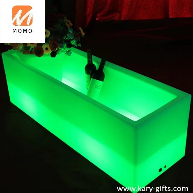 Kopen Bar Tavern Club Salon Led Licht Kubus Ijsemmer