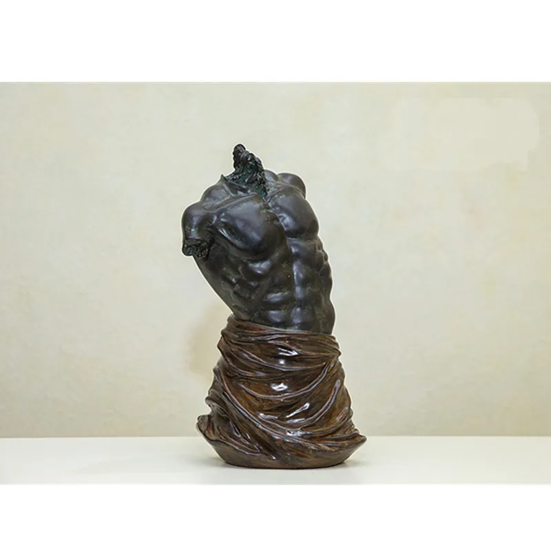 

Greek Figure Sculpture Human Body Statue Home Living Room Study Porch Coffee Table Decor Ornaments Crafts Business Gift M2225