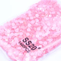 ss6 ss30 fluorescent rhinestone new glass flatback luminous strass fluorescent light pink ab color diy nail jewelry decorations