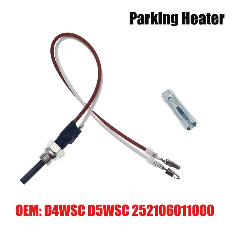 

252106011000 12V Car Auto Truck Parking Heater Ceramic Glow Pin Glow Plug + Wrench Fits Eberspacher Hydronic D4WSC D5WSC