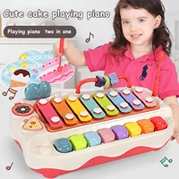 kids music toys piano keyboard xylophone 2 in 1 electronic instrument piano early education toy baby kid musical toys for child