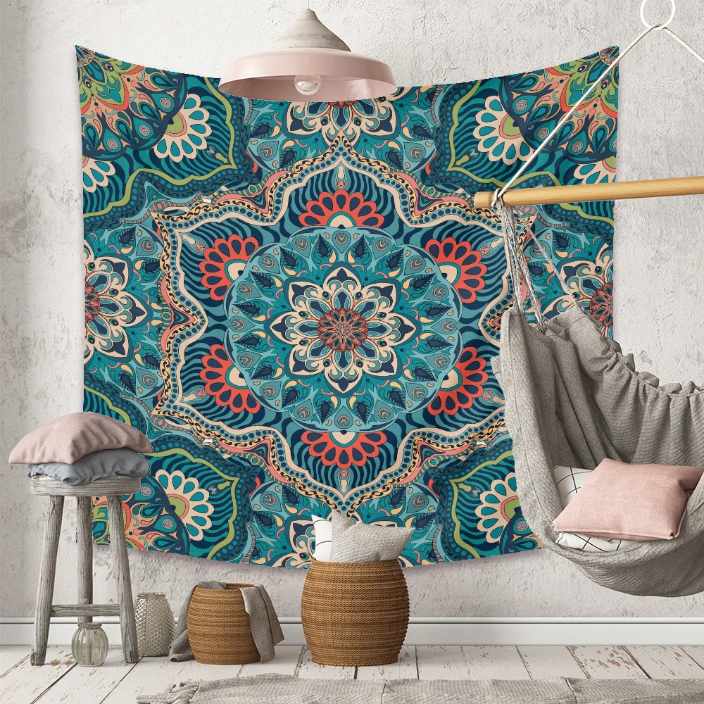 

Mandala Tapestry Wall Hanging Hippie Boho Home Dorm Decor Wall Tapestry India Mandala Decoration Tapestry Wall Fabric Wall Cloth