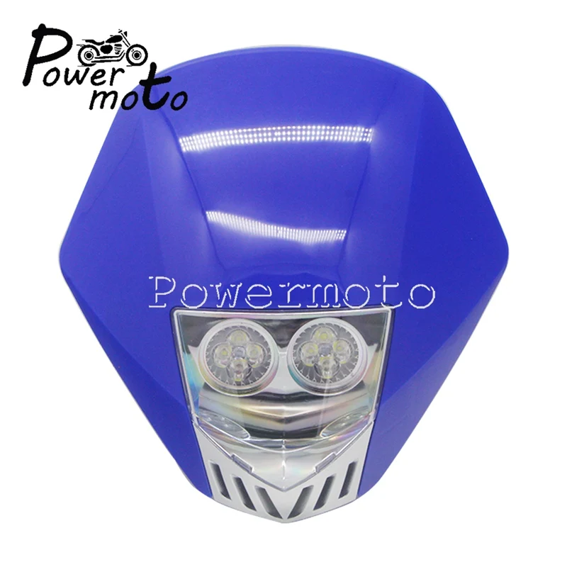 Светодиодная маска для мотокросса внедорожников EXC XCW XCF 125 250 450 Yamaha TE FE TC WR Dual Sport| |