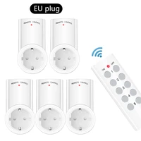wireless remote control power outlet light eu us uk fr standard smart switch plug wall electrical outlet 433 mhz for smart home