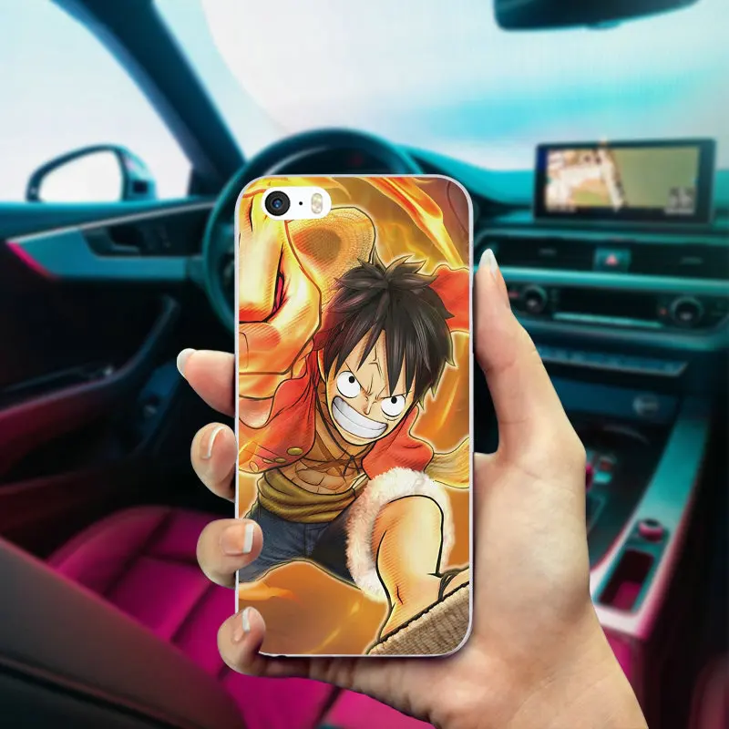 Чехол-накладка для iPhone 8 7 6 6S Plus X 5 5S SE 5C 4 4S с изображением обезьяны D Луффи Эйс Зоро |