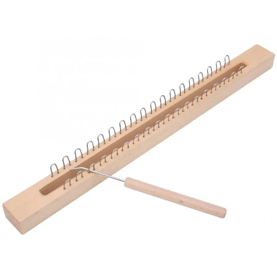 Вязальная прямоугольная деревянная ткацкая машина сделай сам для ручного