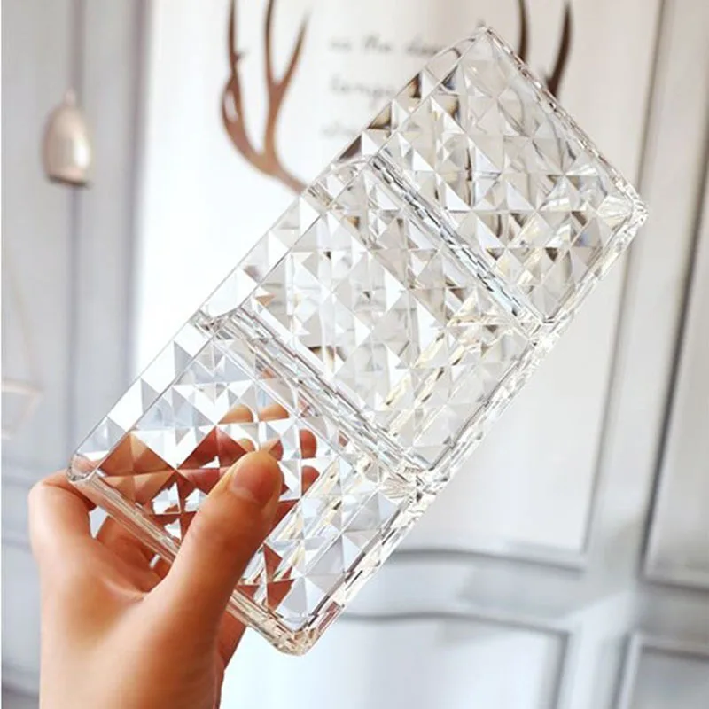 Акриловая косметическая коробка для хранения органайзер макияжа губная помада