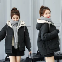 dimi outwear hooded colors solid female jacket coat winter coat women fashion winter jacket women cotton padded parka