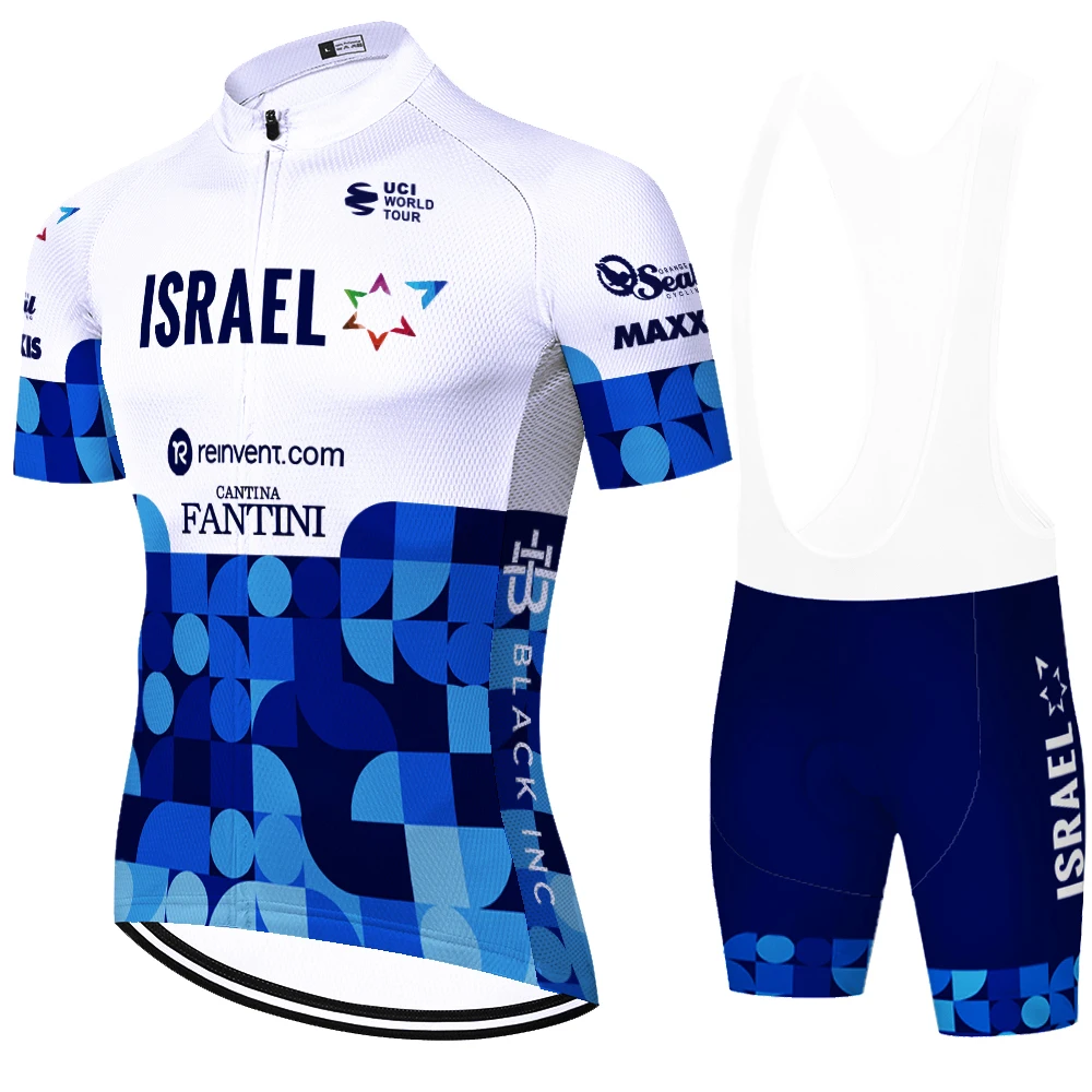 2023 ISRAEL cycling TEAM jersey 20D bike shorts set MTB ropa ciclismo hombre verano men short sleeve |