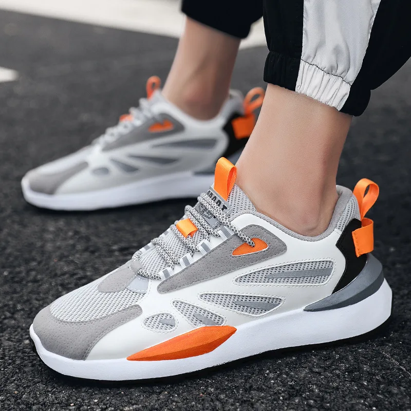 

Men's shoes spring 2021 new spring and autumn summer breathable youth sports casual shoes male ins old trendy shoes formal