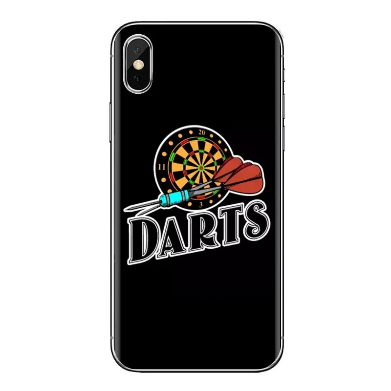 Transparent Soft Shell Covers For Xiaomi Redmi 4 3 3S Pro Mi3 Mi4 Mi4i Mi4C Mi5 Mi5S Mi Max Note 2 Fashion Simple Dart Games |