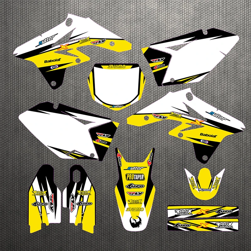 Мотоцикл наклейки на заказ полный инструмент графика фон наклейка количество