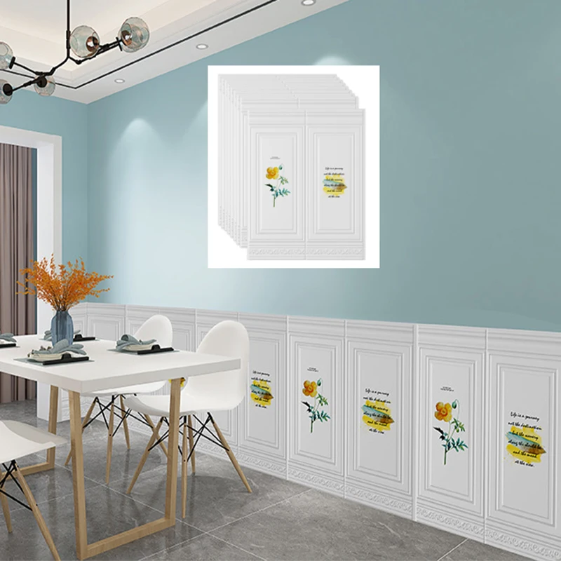 

Self-adhesive 3D Home Decorative Wallpapers 70*90cm Anti-collision Wall Paper Wall Poster Wall Decor Wall Sticker Background