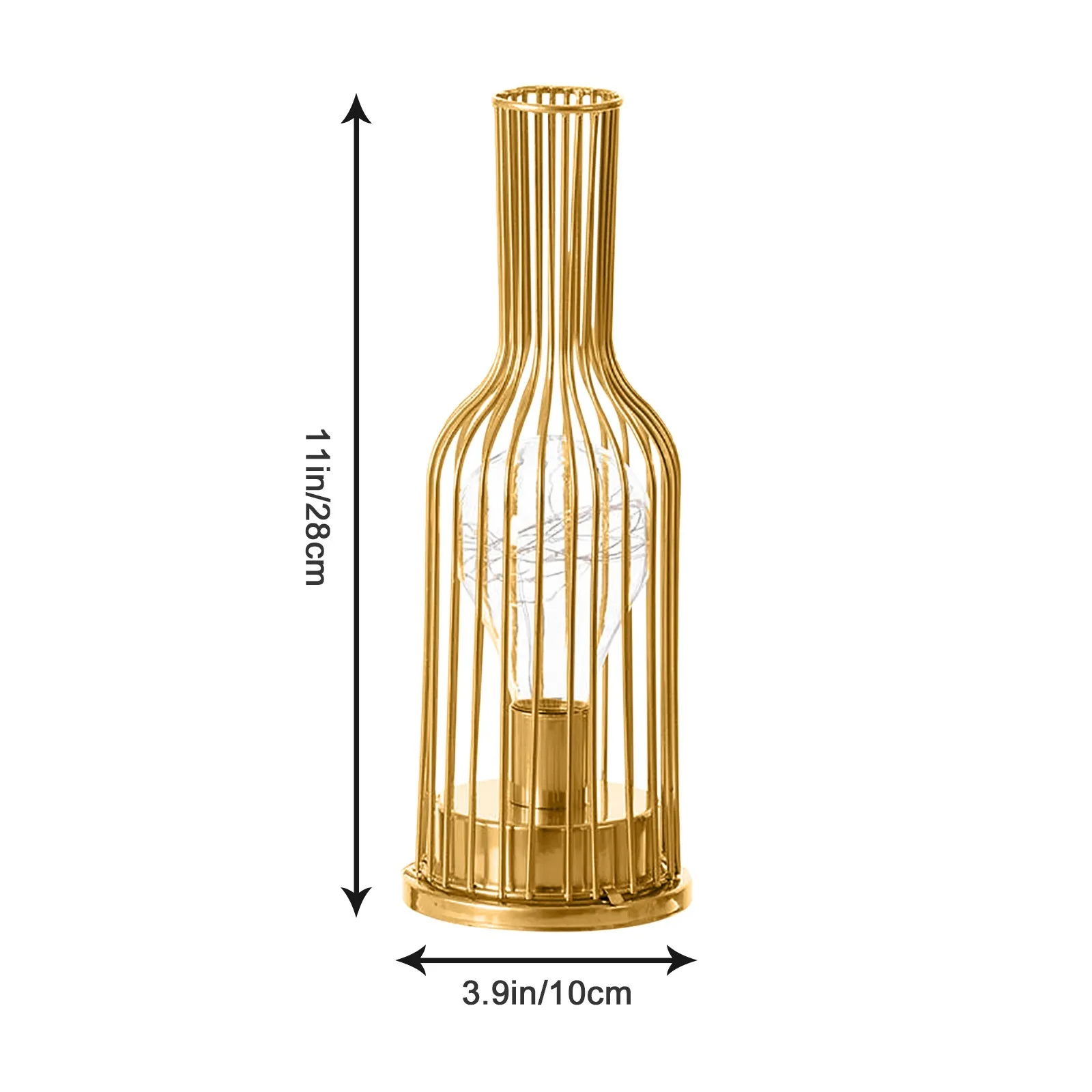 

1pc Home Reading Warm Light Table Lamp Desktop Wrought Iron Decoration Lamp Bedroom Led Night Light Creative Bedside Lights#W