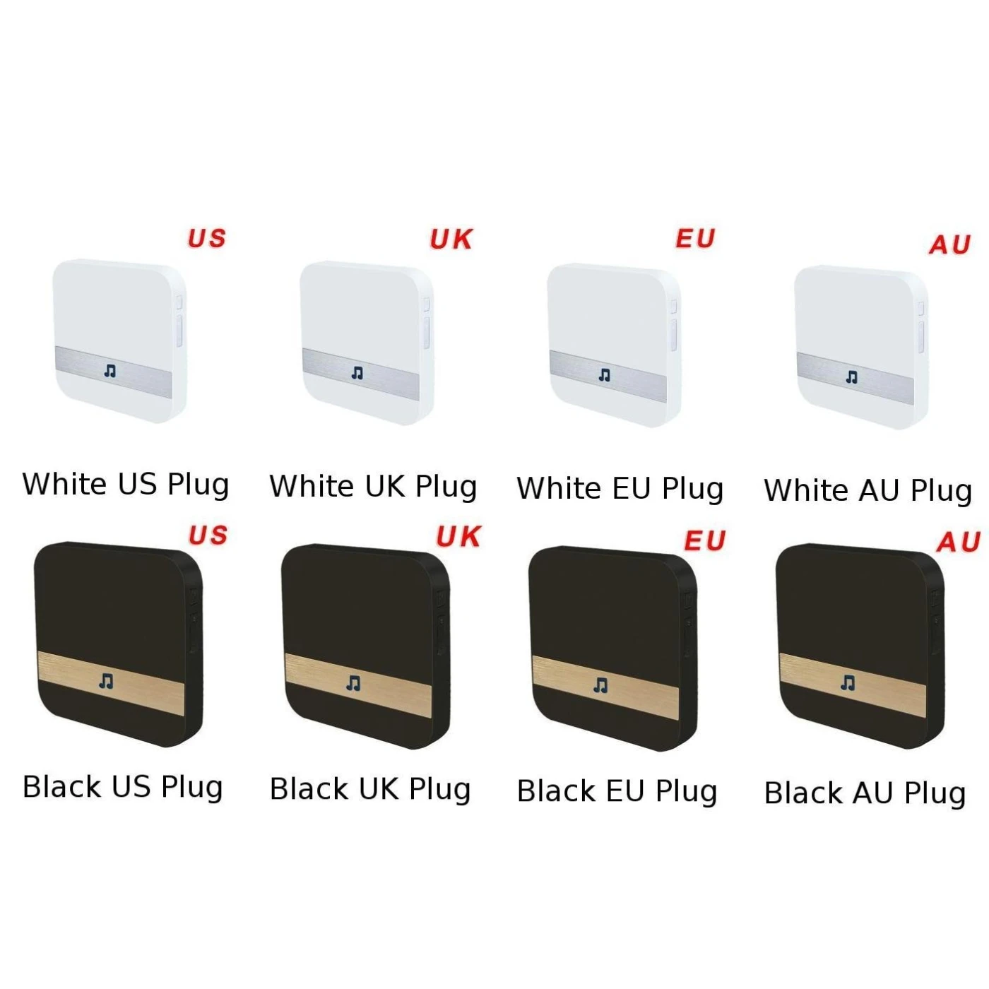 Умный дверной звонок для видео и музыки дома вилка стандарта США Великобритании