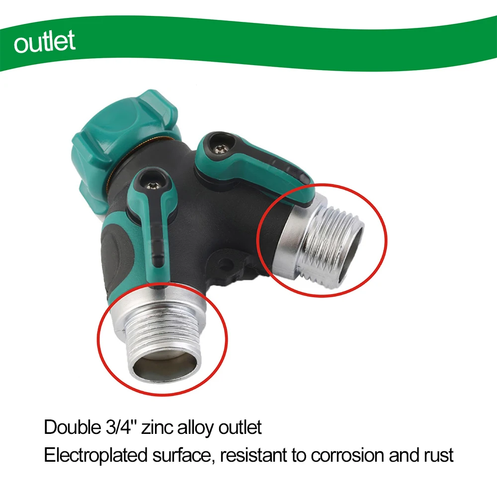 Шланг высокого давления 2 полосная компонентов к садовому шлангу разделитель