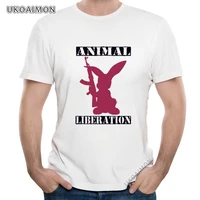 animal liberation europe 100 cotton tees o neck classic t shirt funky round neck t shirts unisex