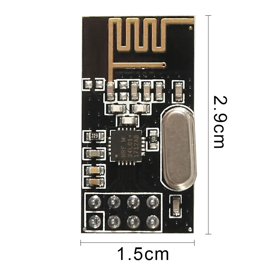 Беспроводной приемопередатчик NRF24L01 + 2 4 GHz антенный модуль для Arduino Microcontroll PCB