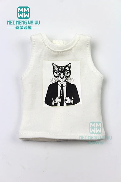 XB--026--F 1 шт. одежда Blyth Doll полосатая рубашка, жилет, спортивные штаны для Blyth Azone OB24 OB23 кукла 1/6 аксессуары - Цвет: XB--026--F