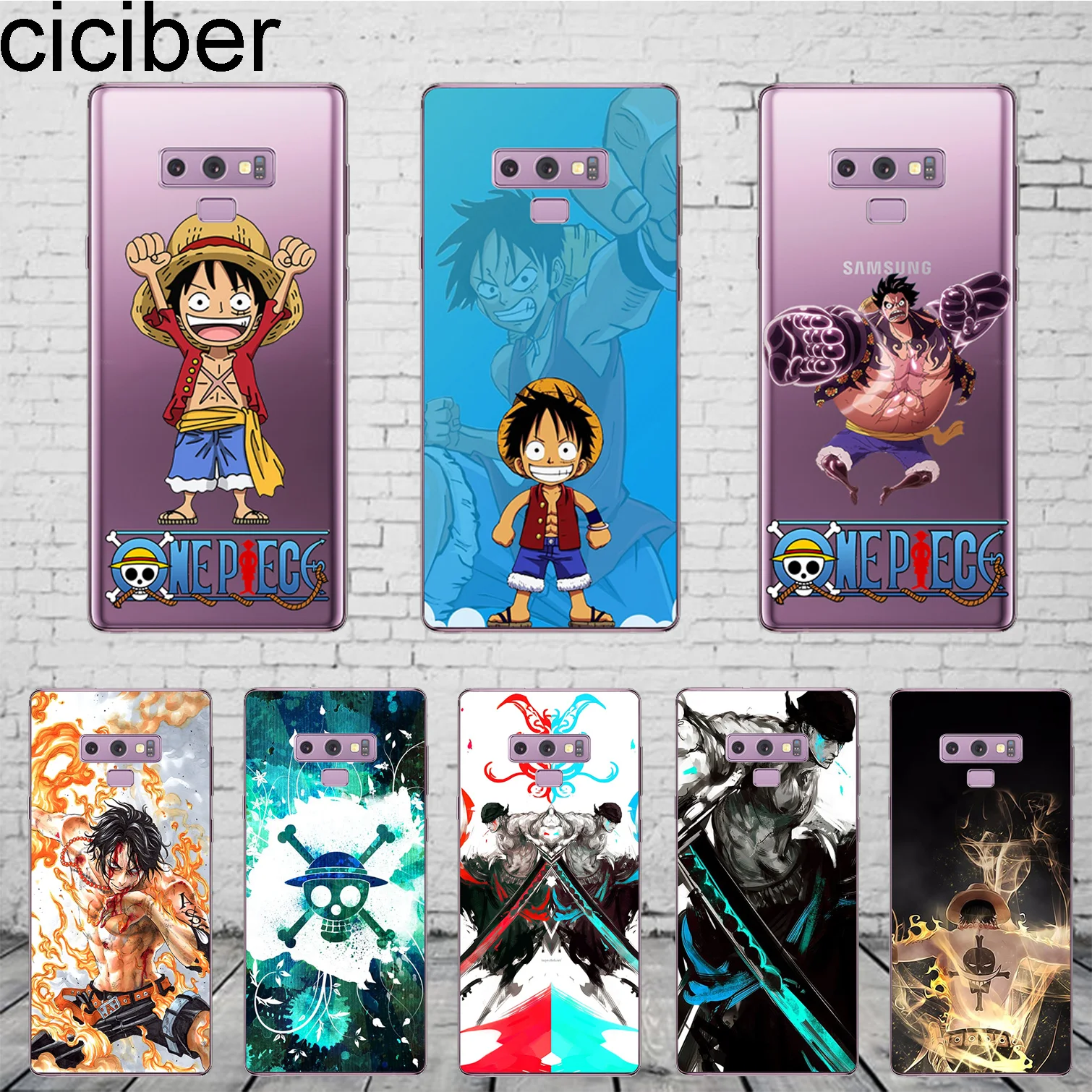 Ciciber цельный чехол Luffy для Samsung Galaxy S 5 6 7 8 9 10 Edge Plus телефона Note 3 4 из мягкого