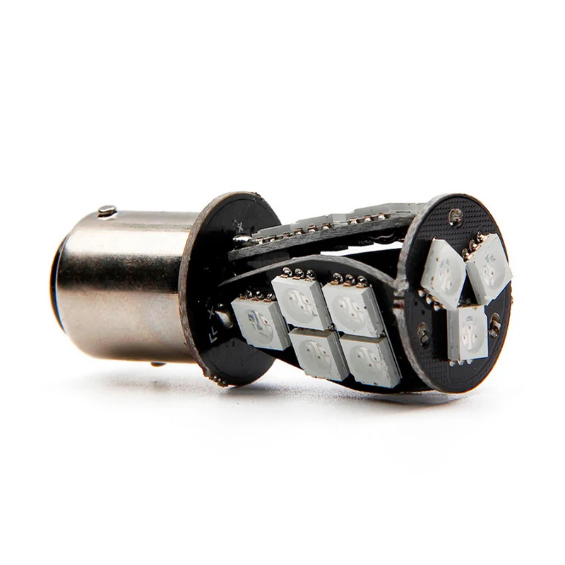 1 шт. 1157 BAY15D P21/2,5 Вт 18SMD COB светодиоды с CANBUS ОШИБОК тормозной Хвост автомобиля лампочки высокой мощности Автомобильная Парковка лампа DC12V
