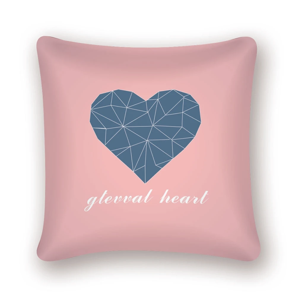 

Pink Geometry Abstract Print Art Plush SquareThrow Pillow Case Elegant Living Room Sofa Cushion Cover 45x45 Lovely Home Decor