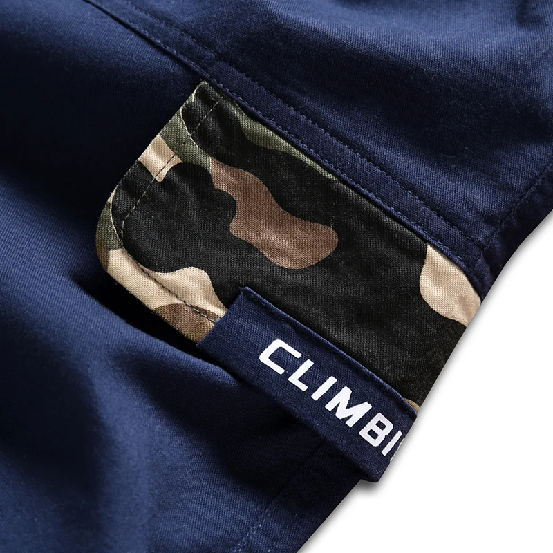 

Man Summer Shorts Solid Camouflage Baggy Pockets Cargo Shorts Male Casual Loose Zipper Military Camo Homme Trousers