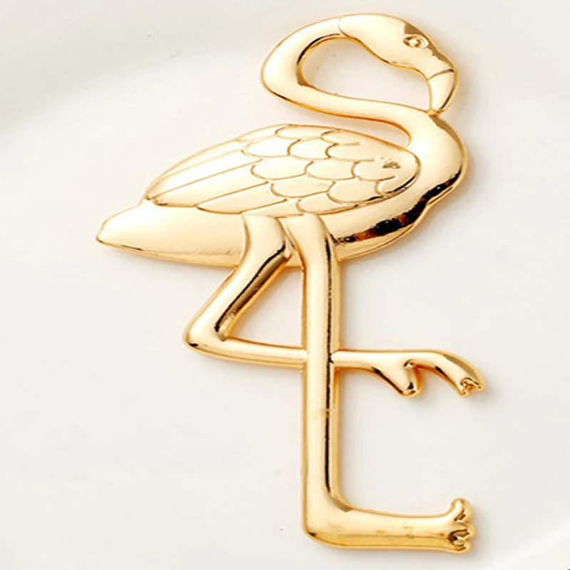 

High quality luxury Flamingo Bottle Opener party favor