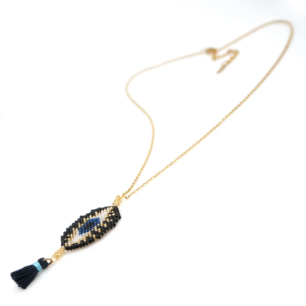 Go2boho ожерелье от сглаза Миюки ожерелье Золотая цепочка для женщин ожерелье Турецкий Дурной глаз De Moda ювелирные изделия Insta модное колье