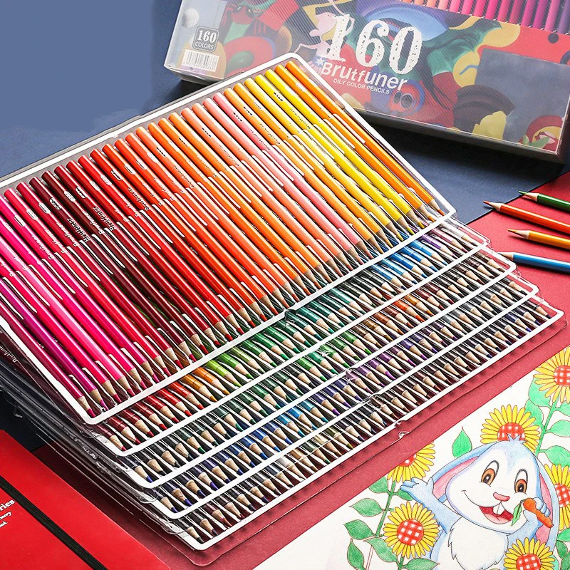 

Andstal 48/72/120/160/180 Professional Oil Color Pencil Set Watercolor Drawing colored pencils wood colour coloured pencils kids