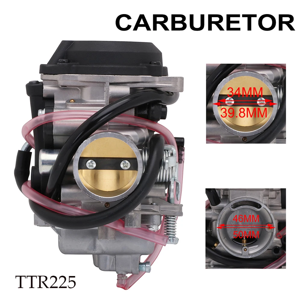 

Motorcycle 34MM Carburetor Carb Carburador Fuel Supply For Yamaha TTR225 TTR-225 Scooter Racing Motorbike Part