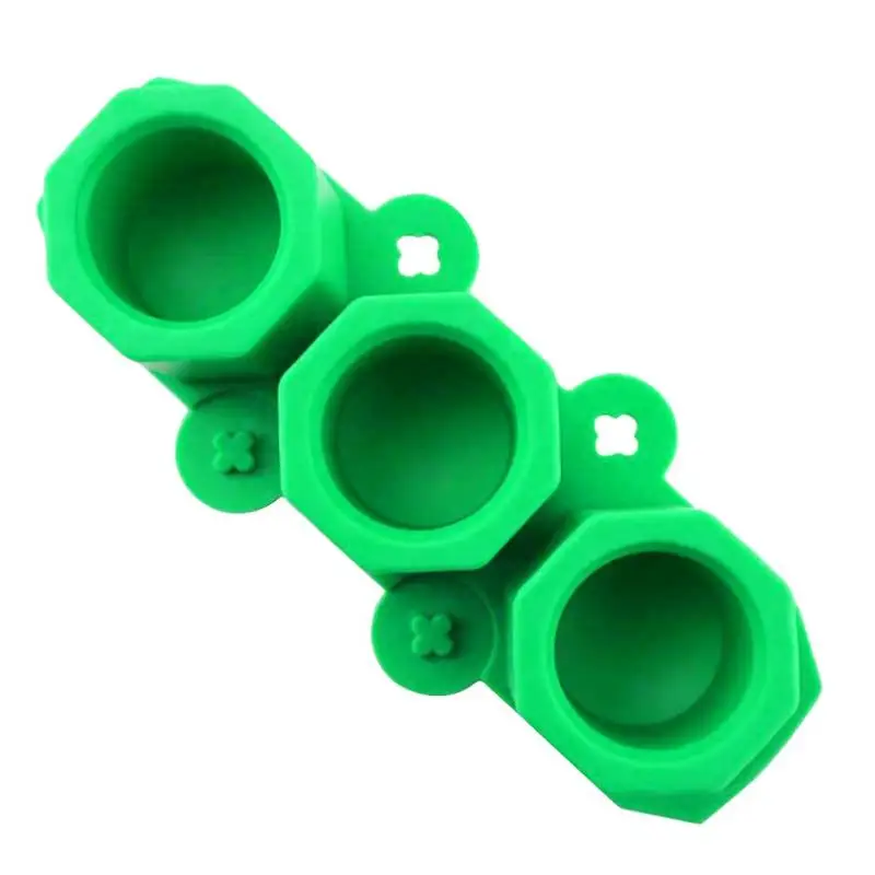 1 шт. 3 отверстия Пищевая силиконовая форма для бокала вина кубиков льда бетона