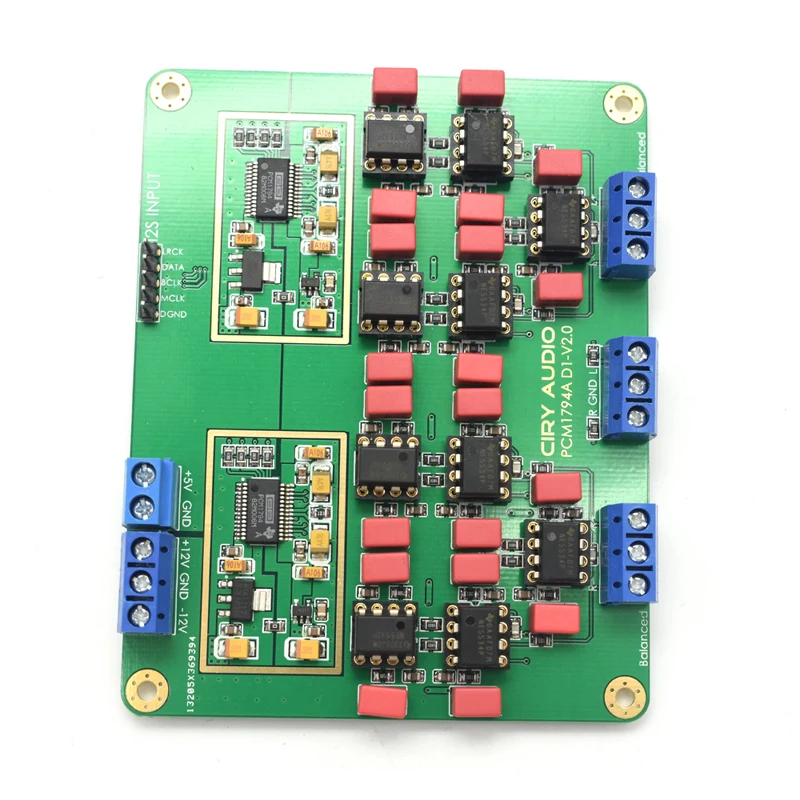 Hi-Fi усилитель параллельный PCM1794A DAC аудио декодер сборная плата 24 бит 192 кГц |
