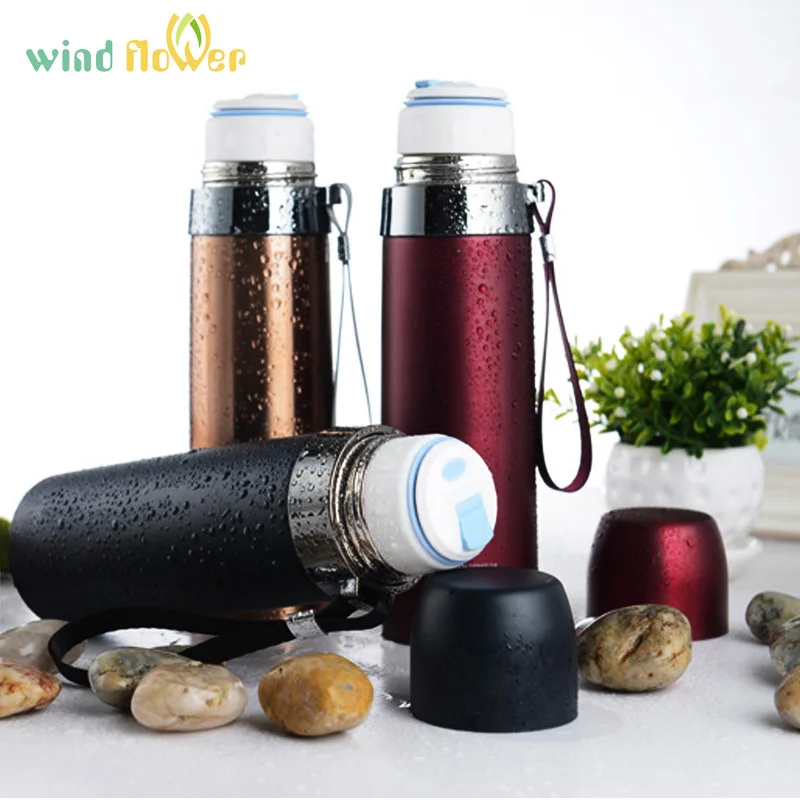 Дорожный портативный вакуумный термос из нержавеющей стали 500 мл|Вакуумные фляги