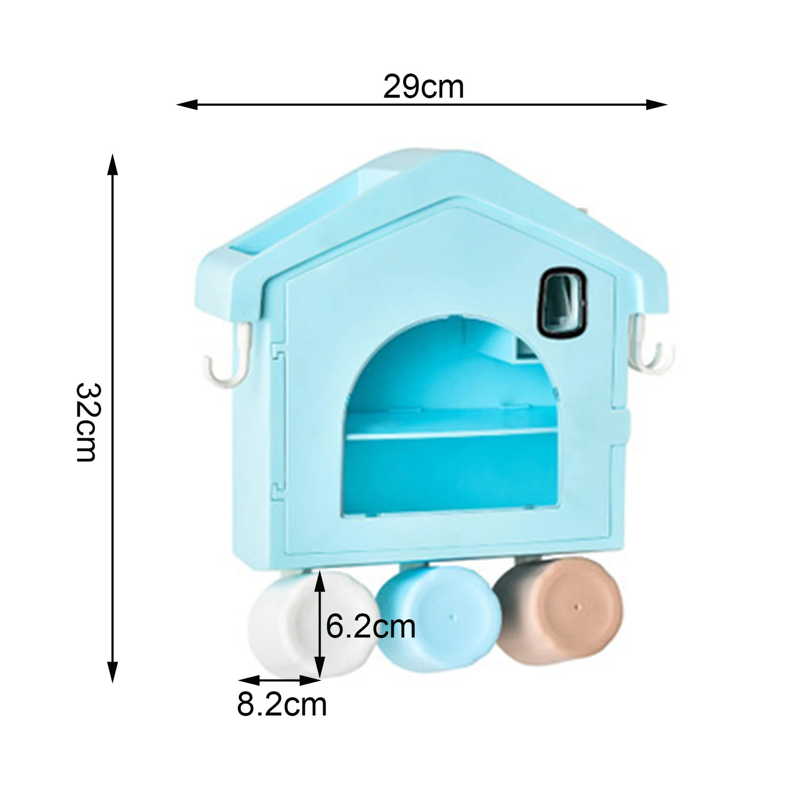 

Bathroom Storage Rack Automatic Toothpaste Dispenser Squeezer Multifunctional Creative Plastic Toothbrush And Toothpaste Holder