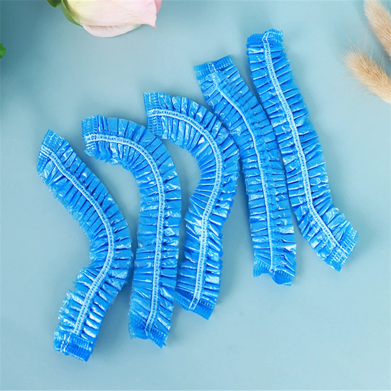 

100pcs Disposable Microblading Non Woven Fabric Permanent Makeup Hair Net Caps Sterile Hat For Eyebrow Tattooing Catering Hat