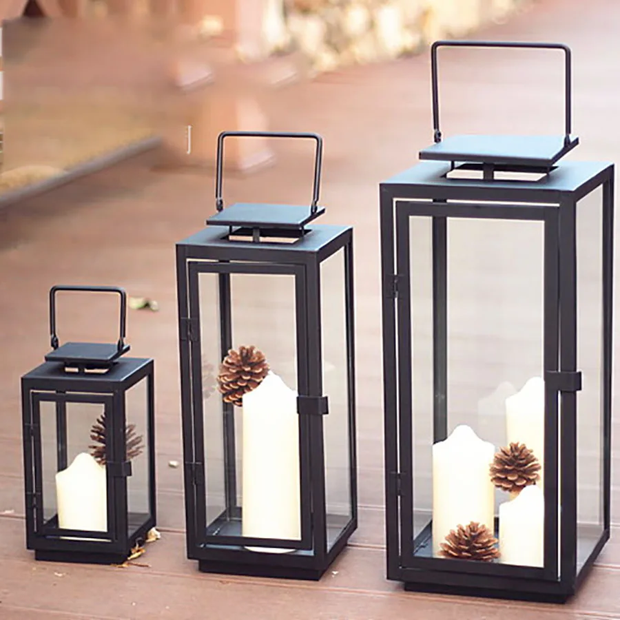 Европейские ретро подсвечники рождественские украшения искусственная